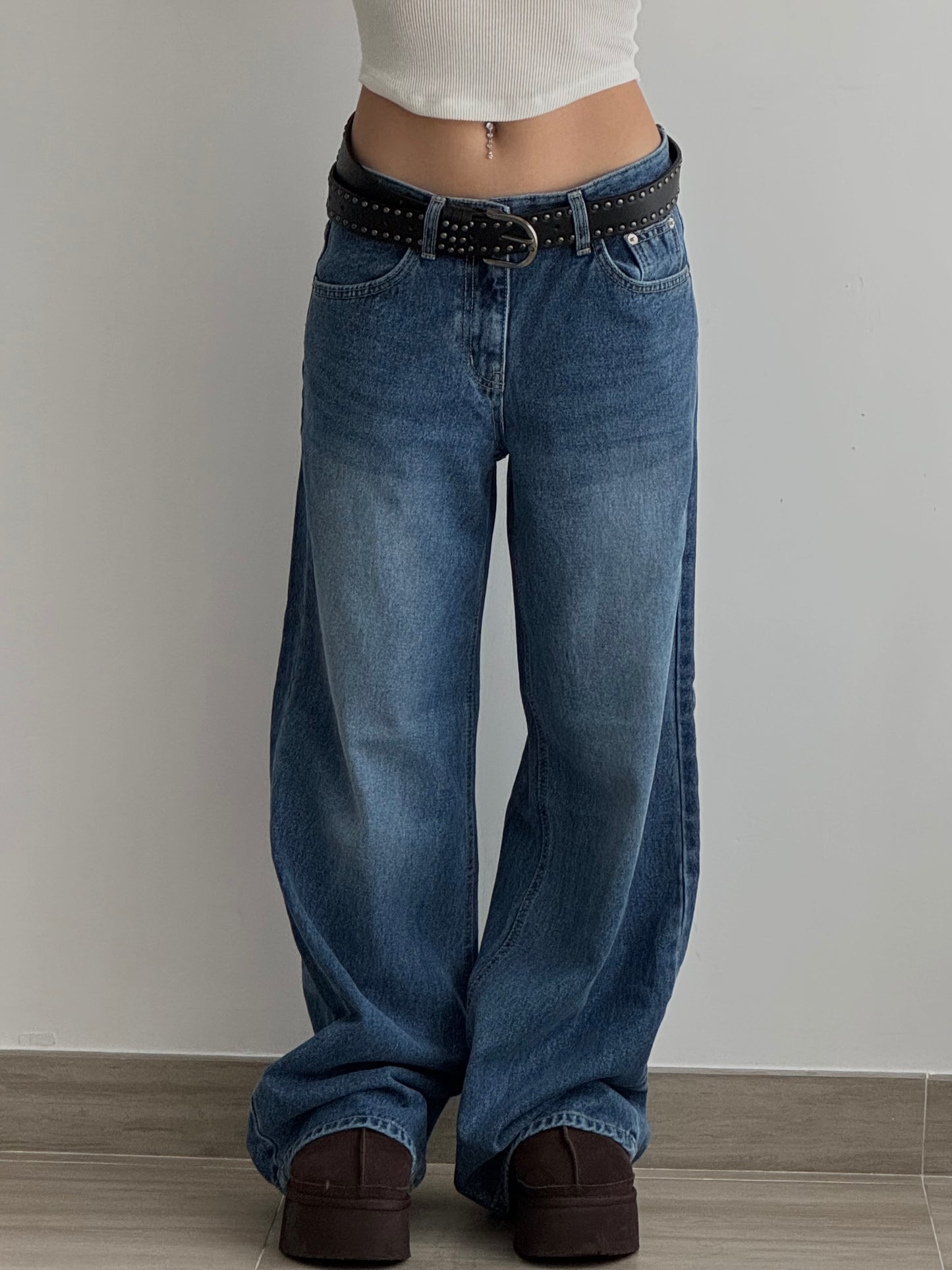 Dark Low Waist Jeans
