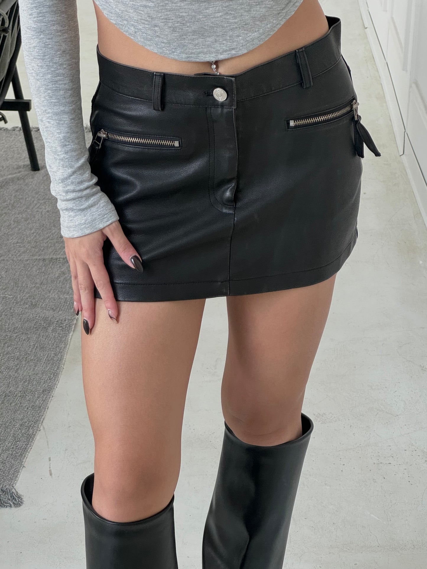 Leather Skirt