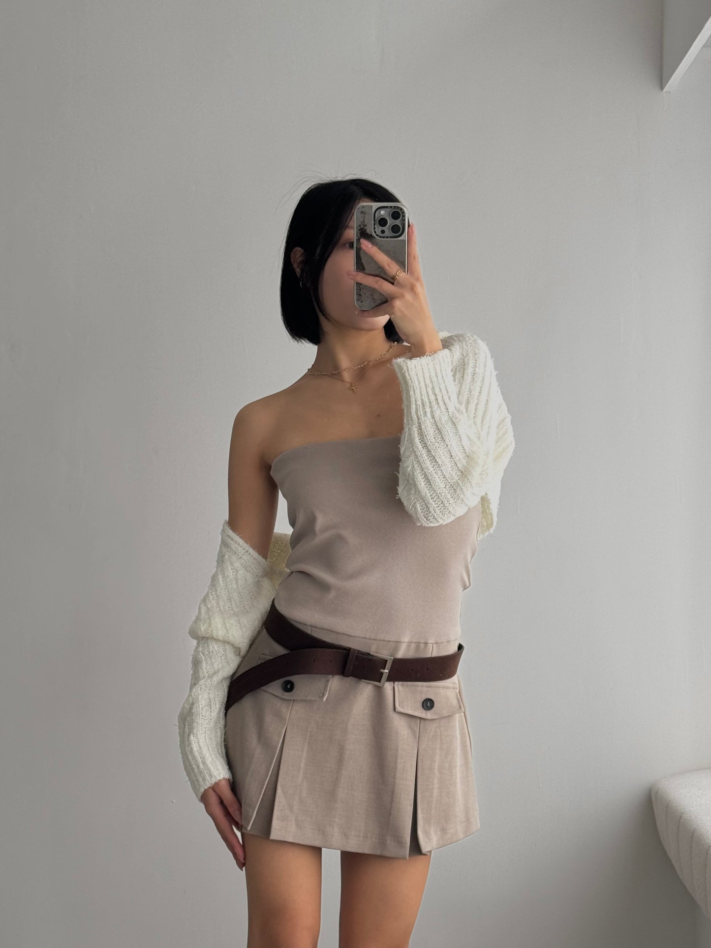 Crop Knit Cardigan