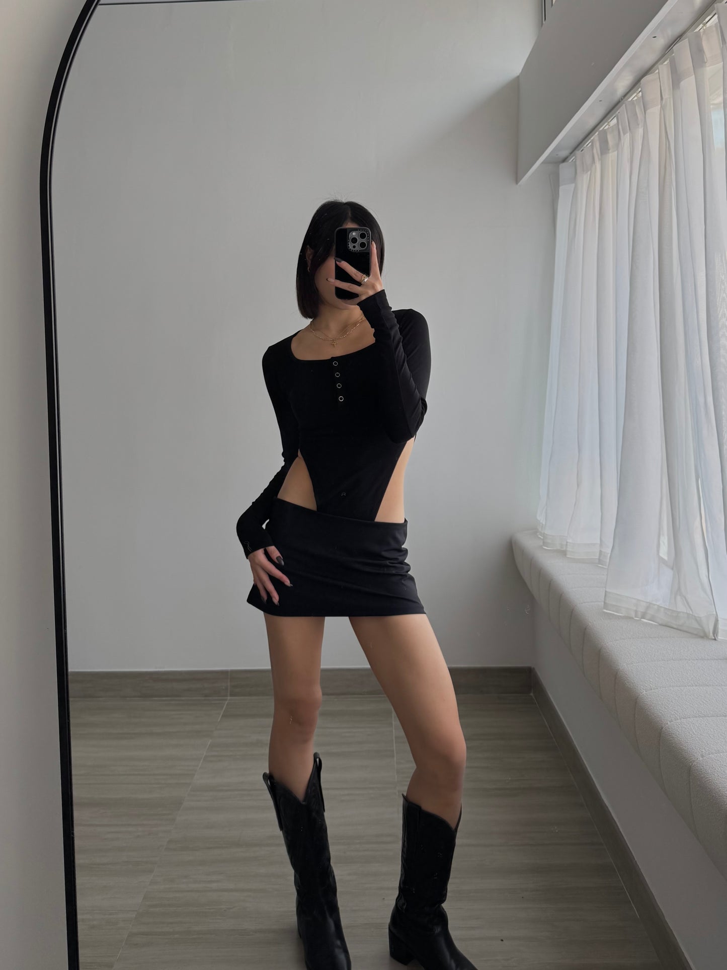 Button Bodysuit Top