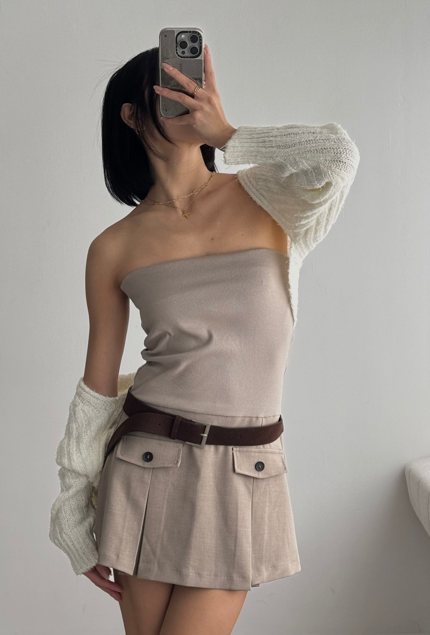 Crop Knit Cardigan
