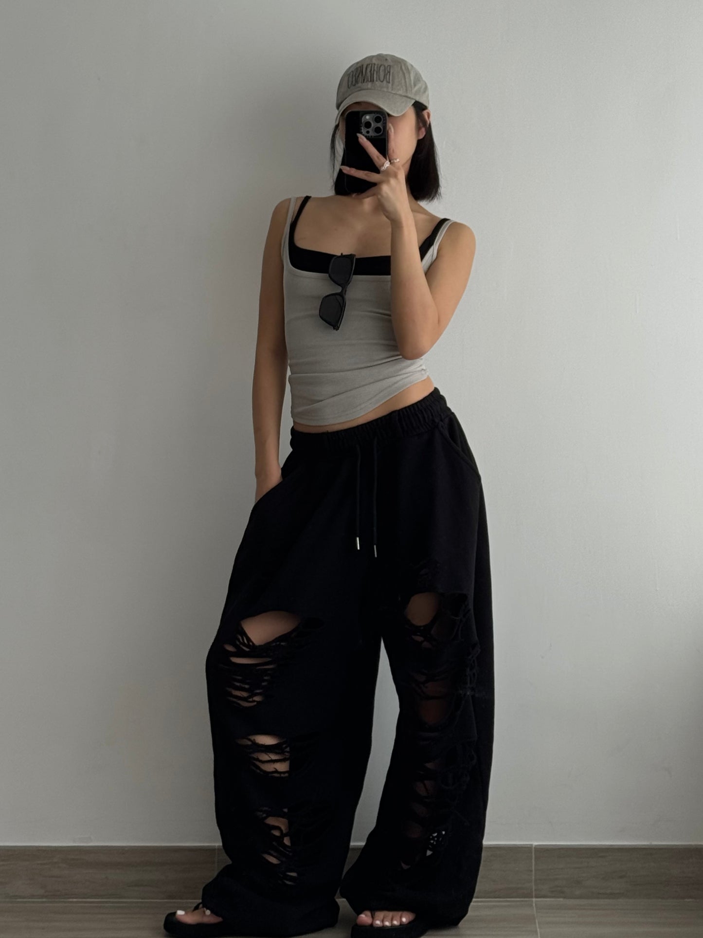Jennie Ripped Jogger Pants