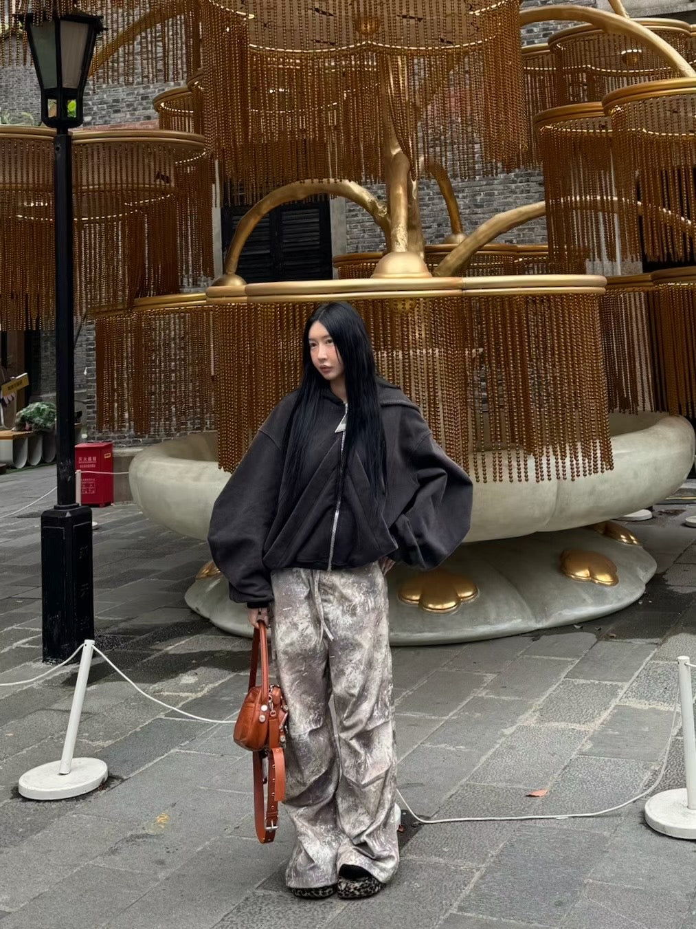 《 NEW ! 》Jennie Tree Baggy Pants