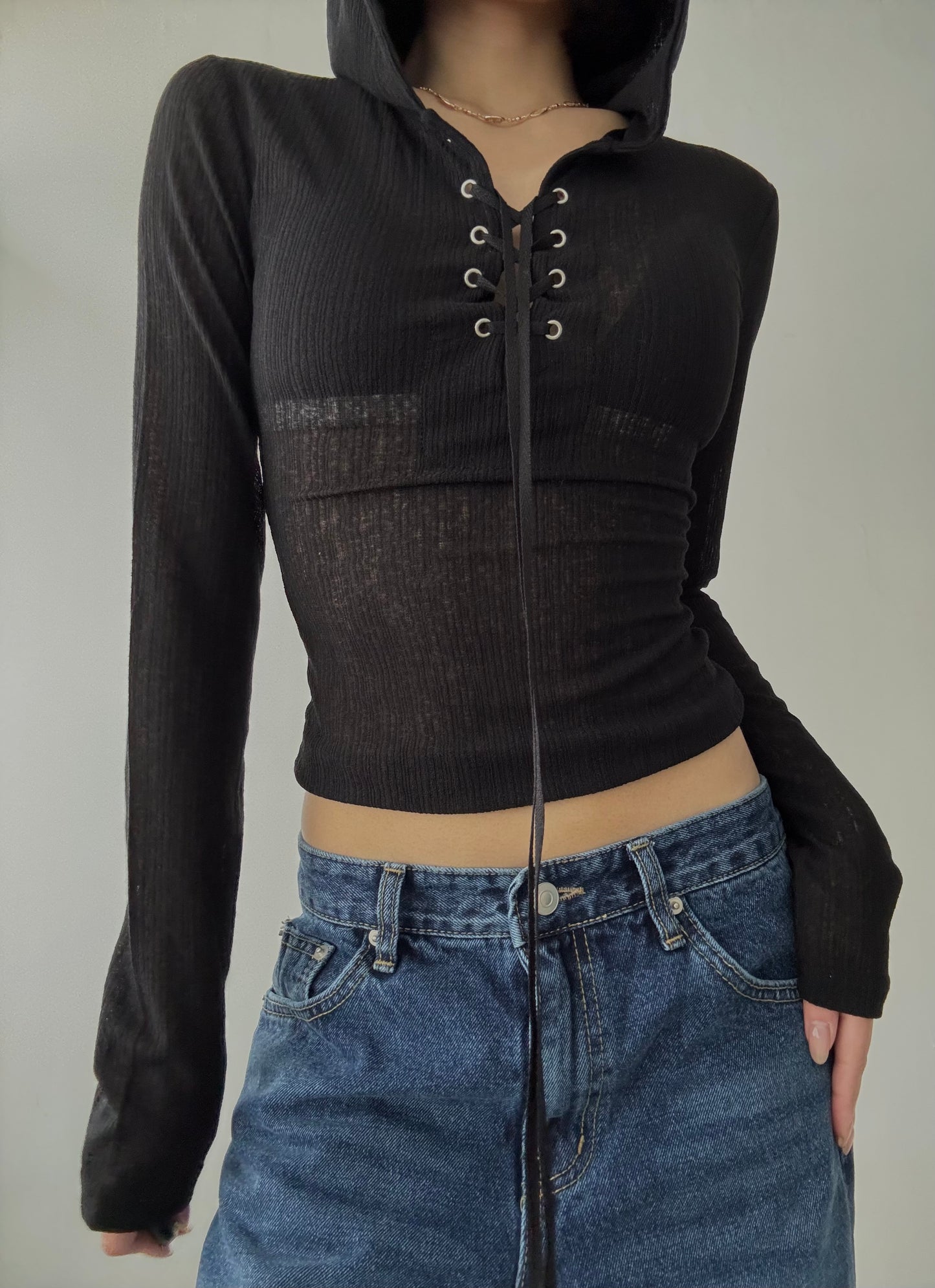 See Through Hoodie