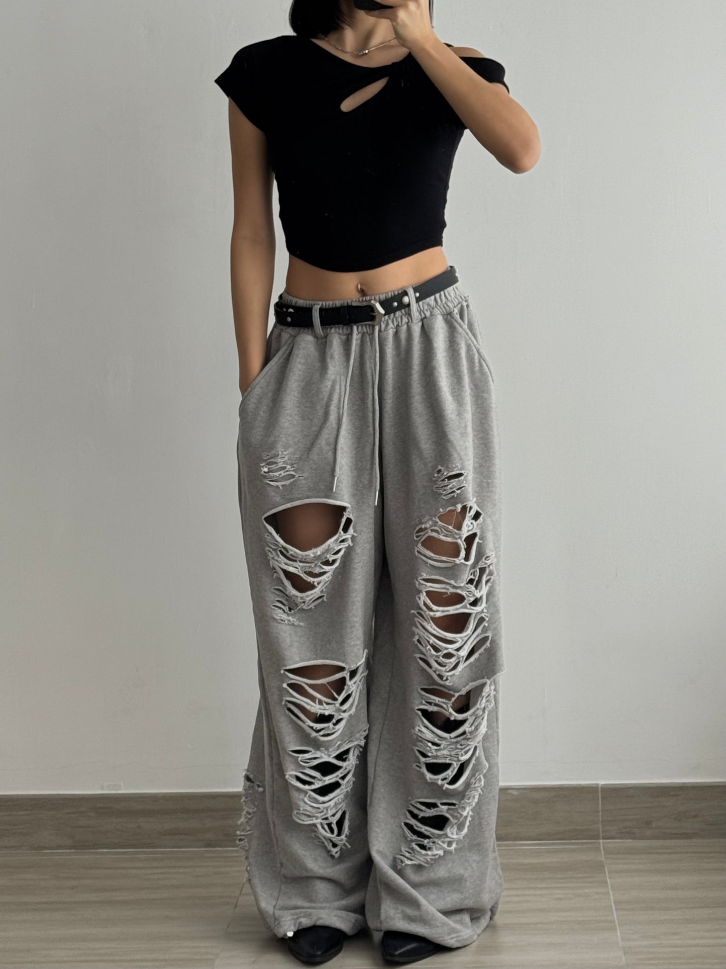 Jennie Ripped Jogger Pants