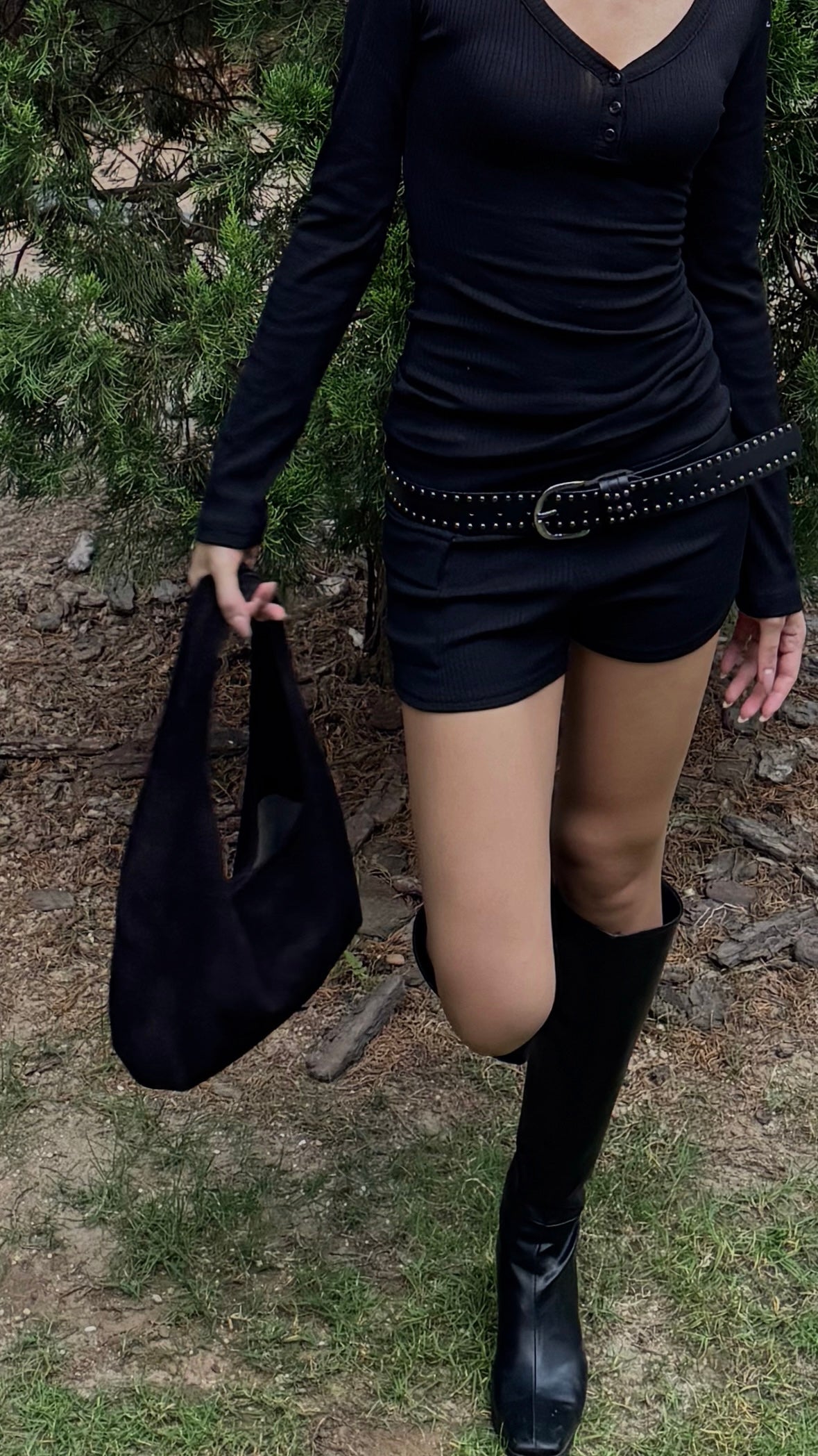 COME BACK ! V Neck Long Sleeve