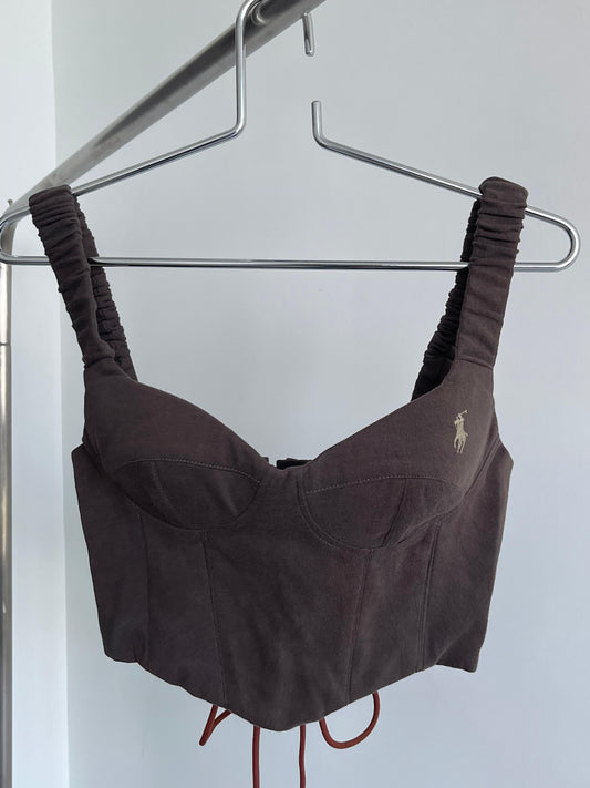 Vintage Remade POLO ND Corset with pad