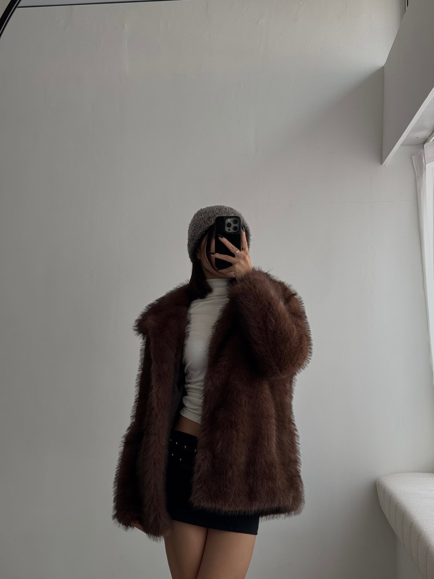 《 NEW ! 》Fluffy Chestnut Jacket