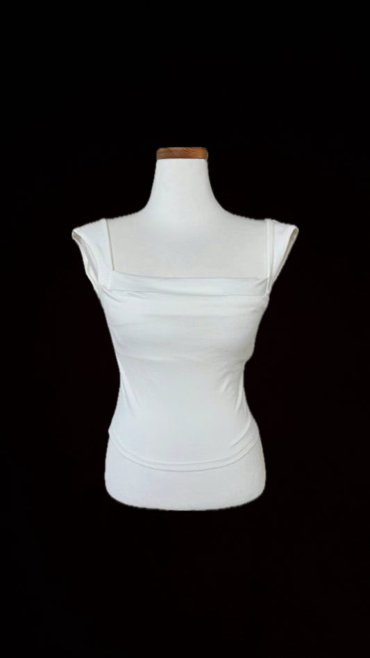 Square neck Tee with pad