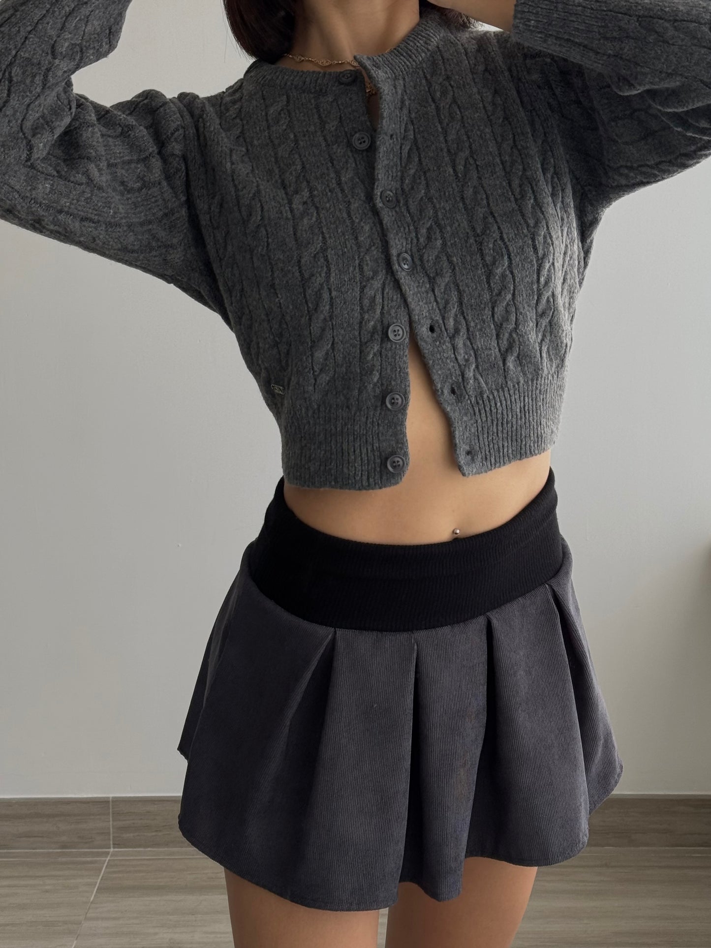 [ BEST ! ] Twist Knit Cardigan