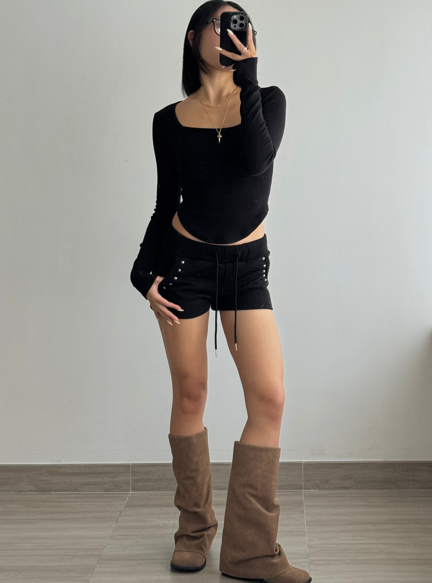《 NEW ! 》Basic Square neck long sleeve