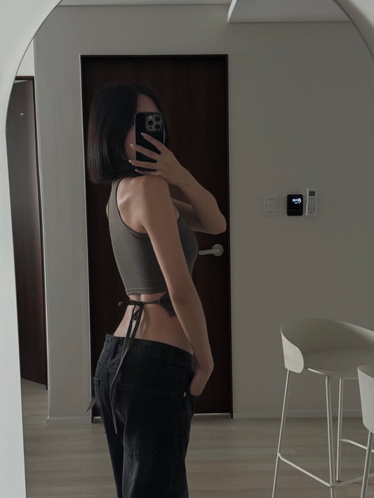 Turtleneck top with pad