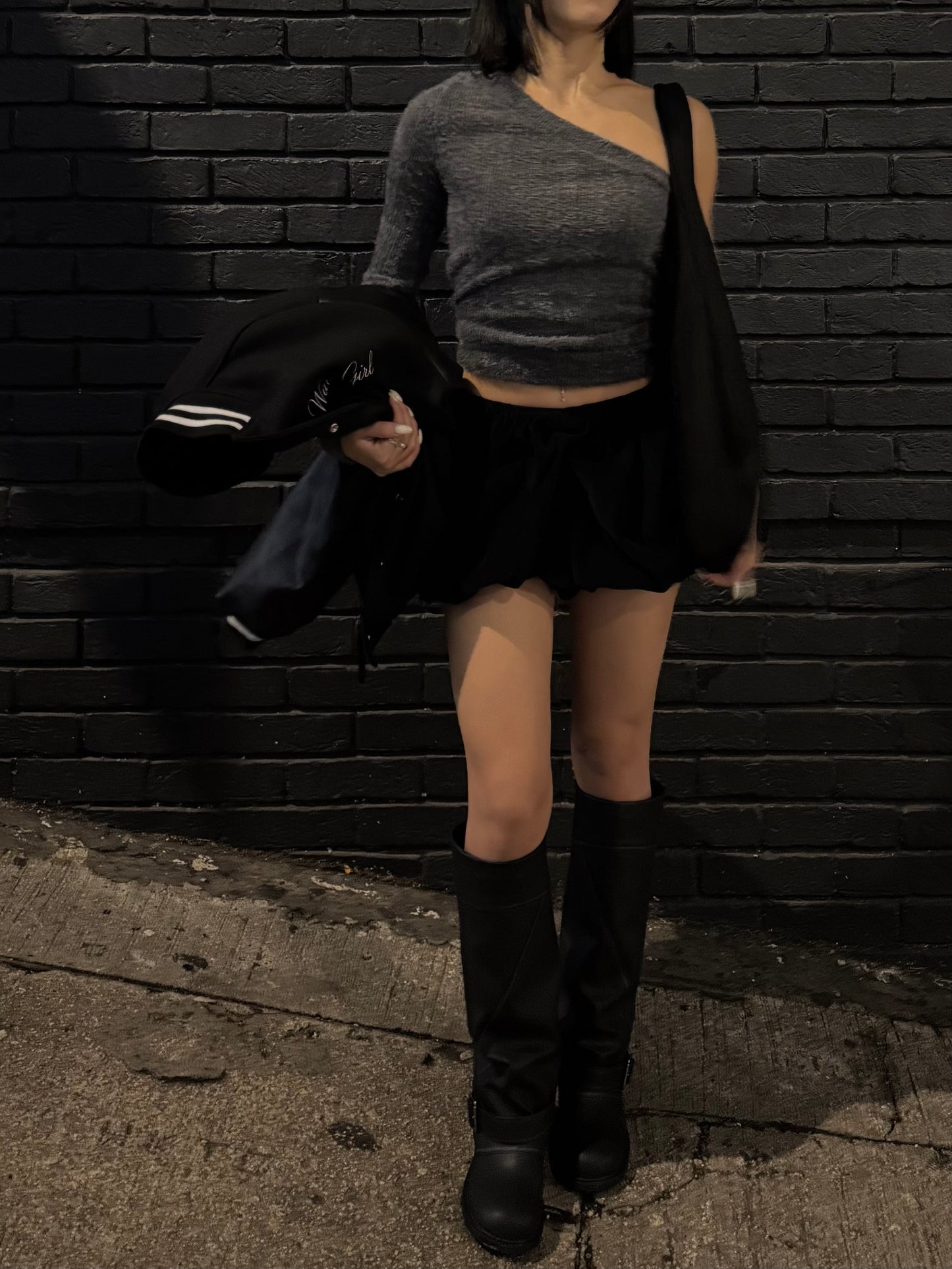 [ BEST ! ] Washed Buckle Boots