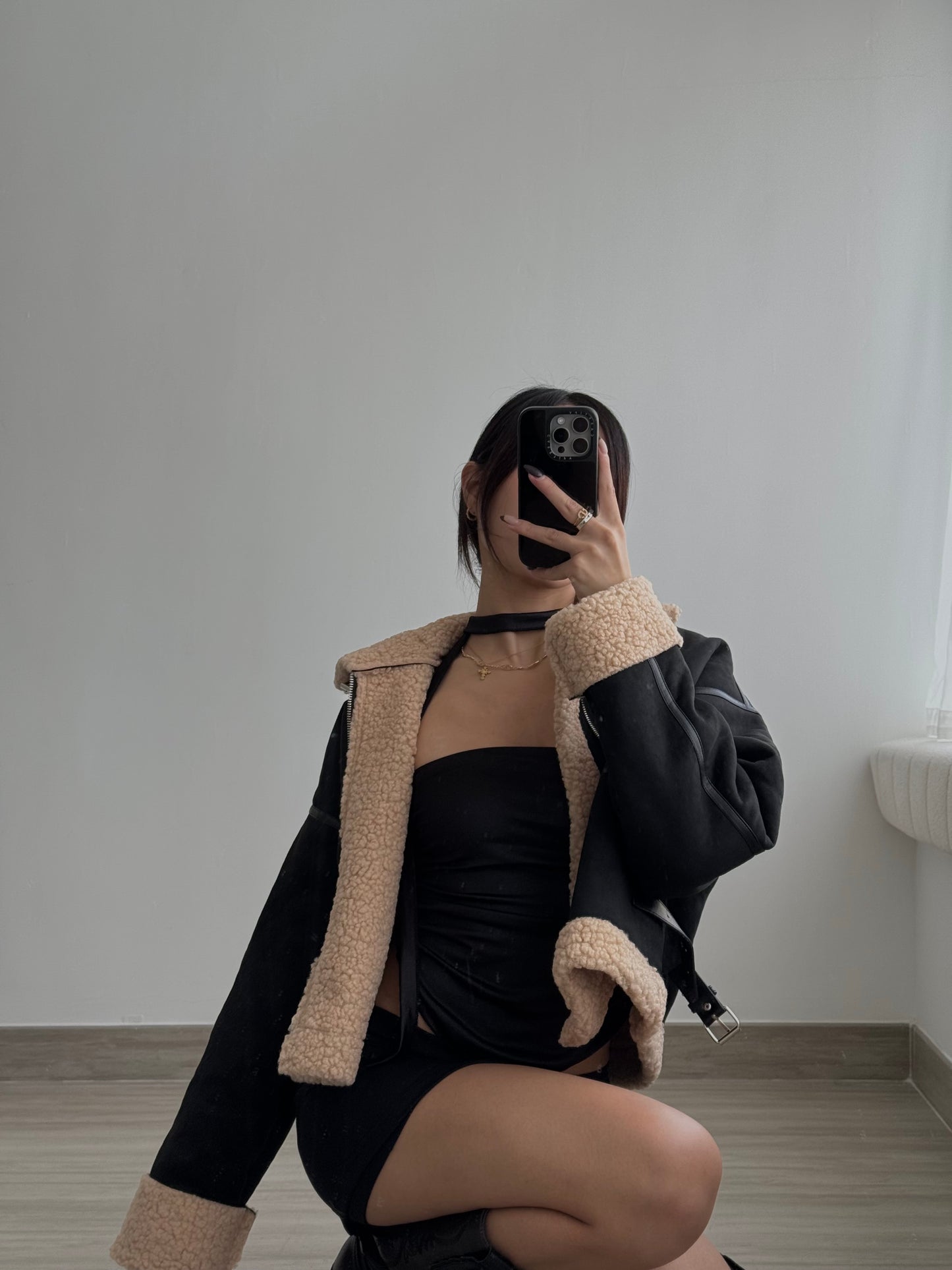 [ BEST ! ] Shearling Aviator Jacket