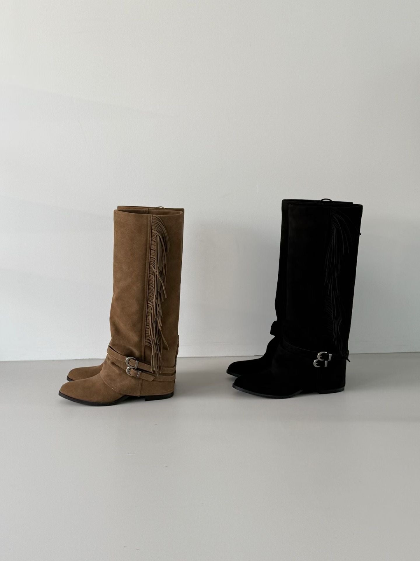 《 NEW ! 》Buckle Tassel Boots