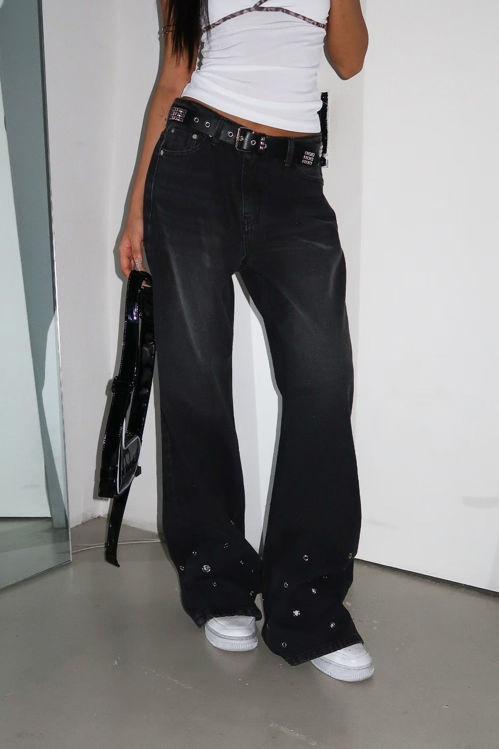Pin Black Jeans