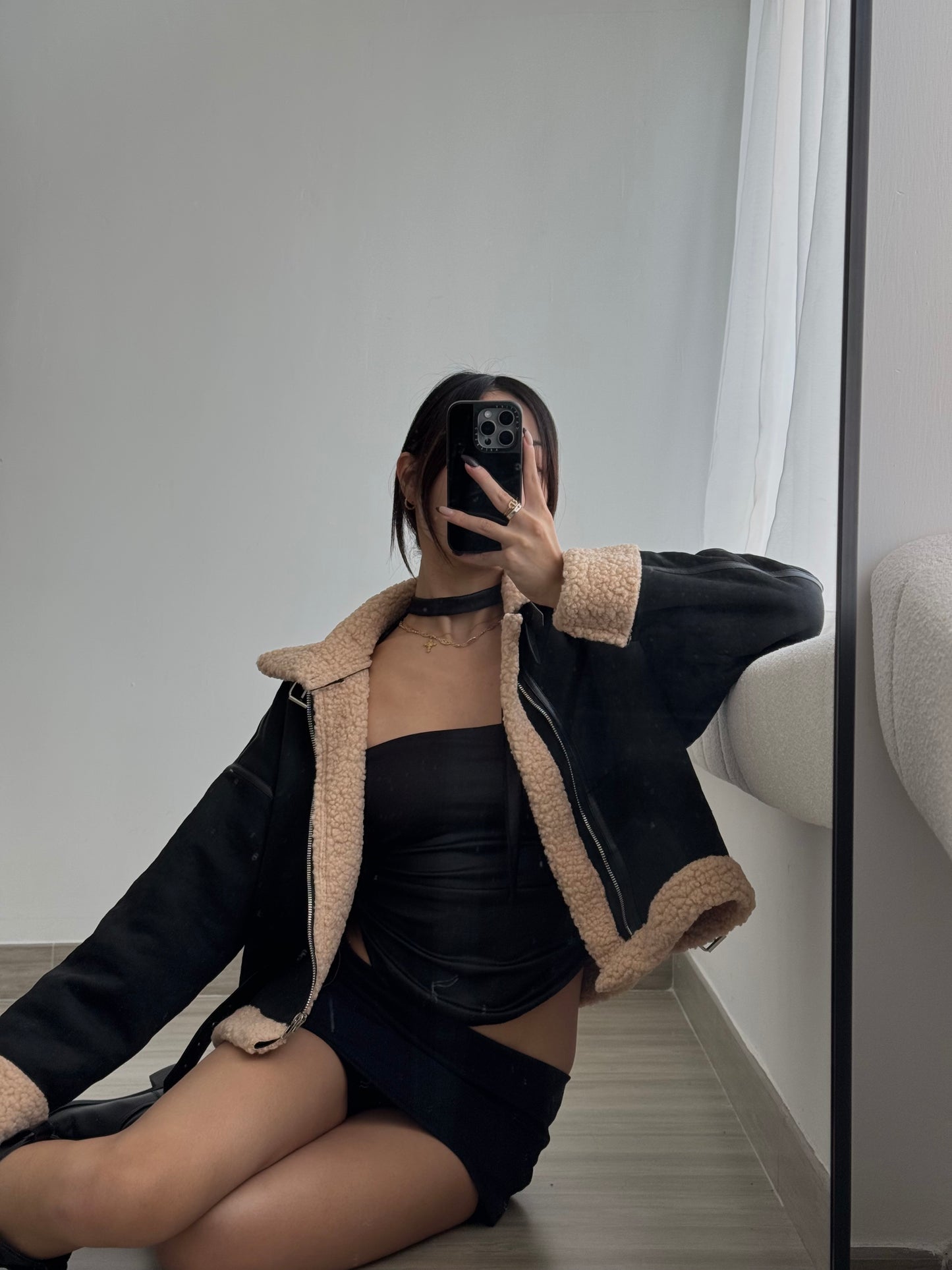 [ BEST ! ] Shearling Aviator Jacket