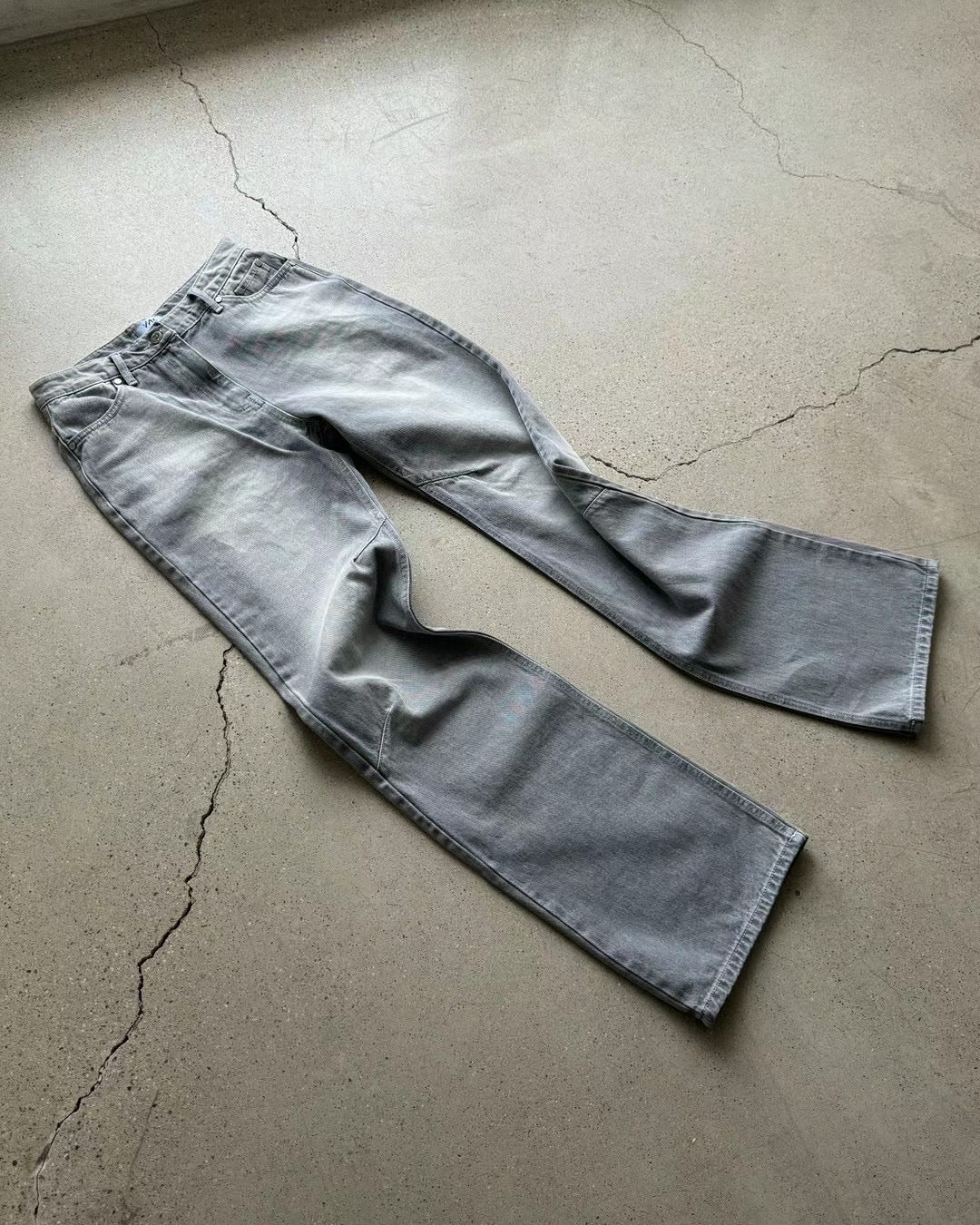 Light Grey Flares Jeans