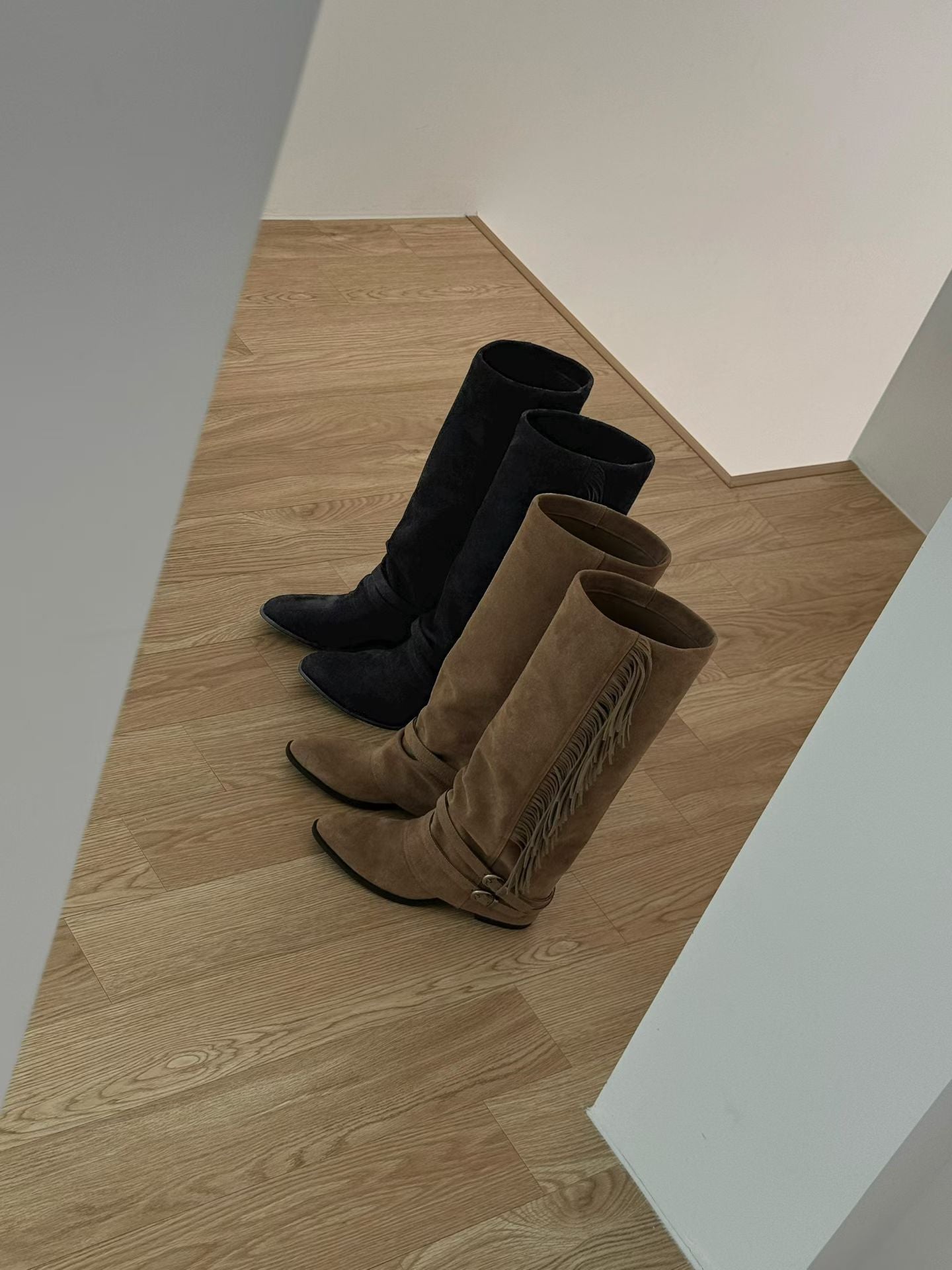 《 NEW ! 》Buckle Tassel Boots