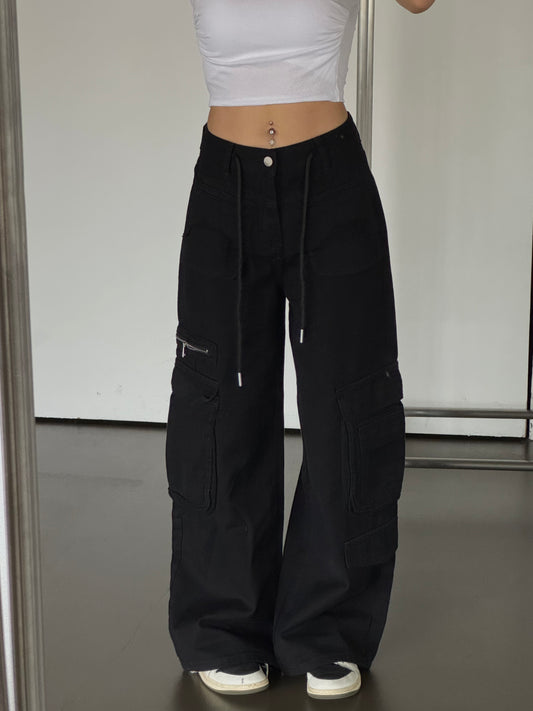 Layer Zip Jeans