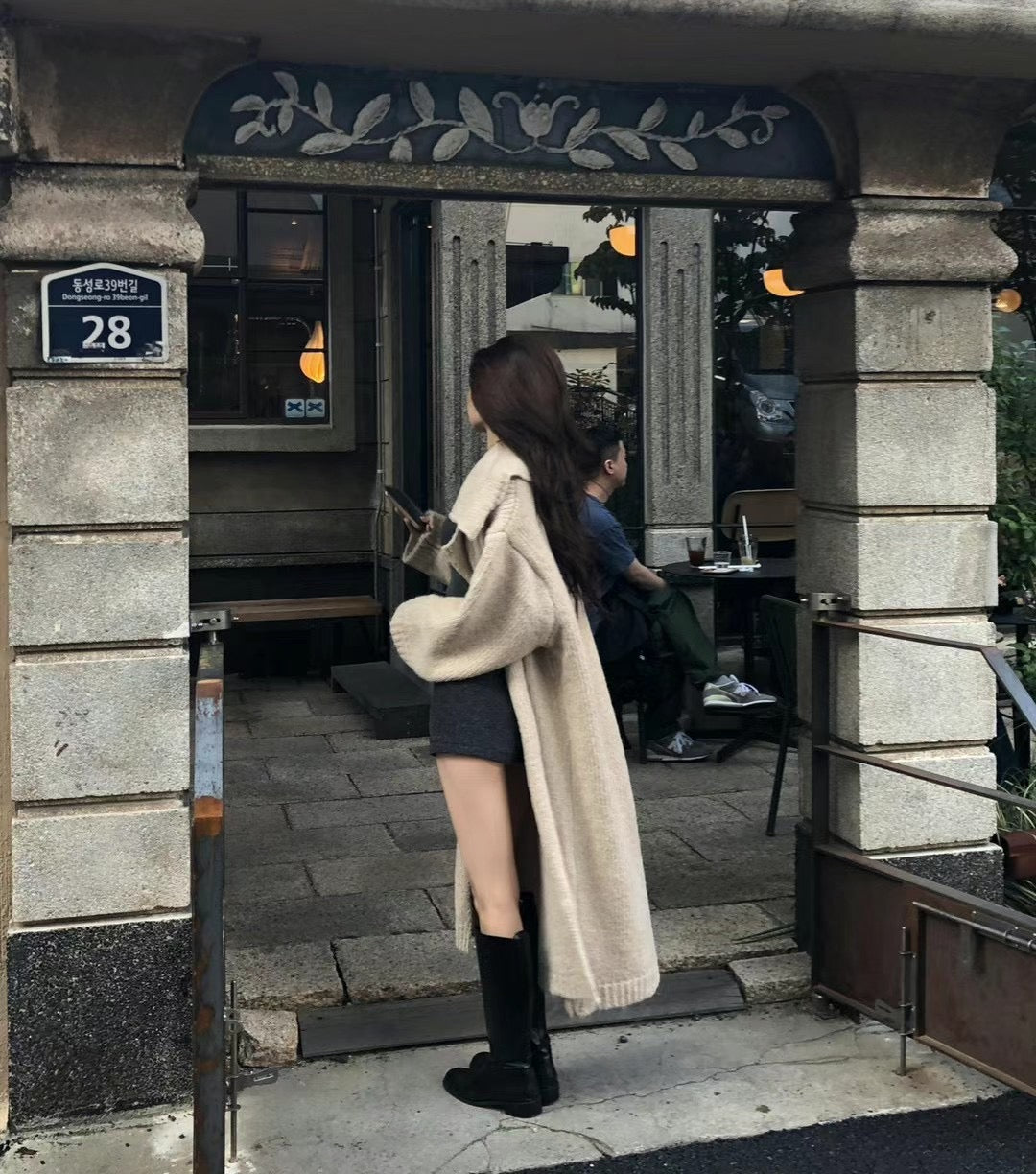 [ BEST ! ] Long Knit Jacket