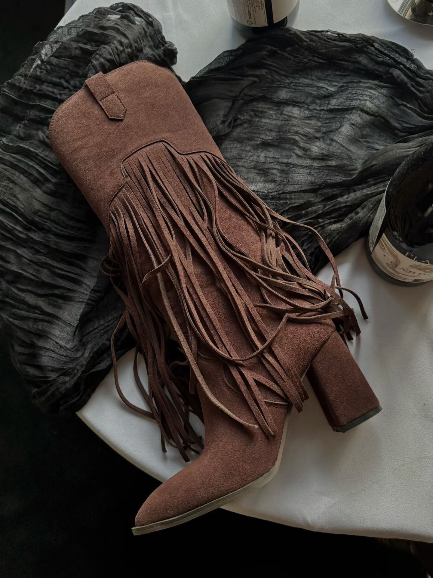 《 NEW ! 》Western Tassel Boots