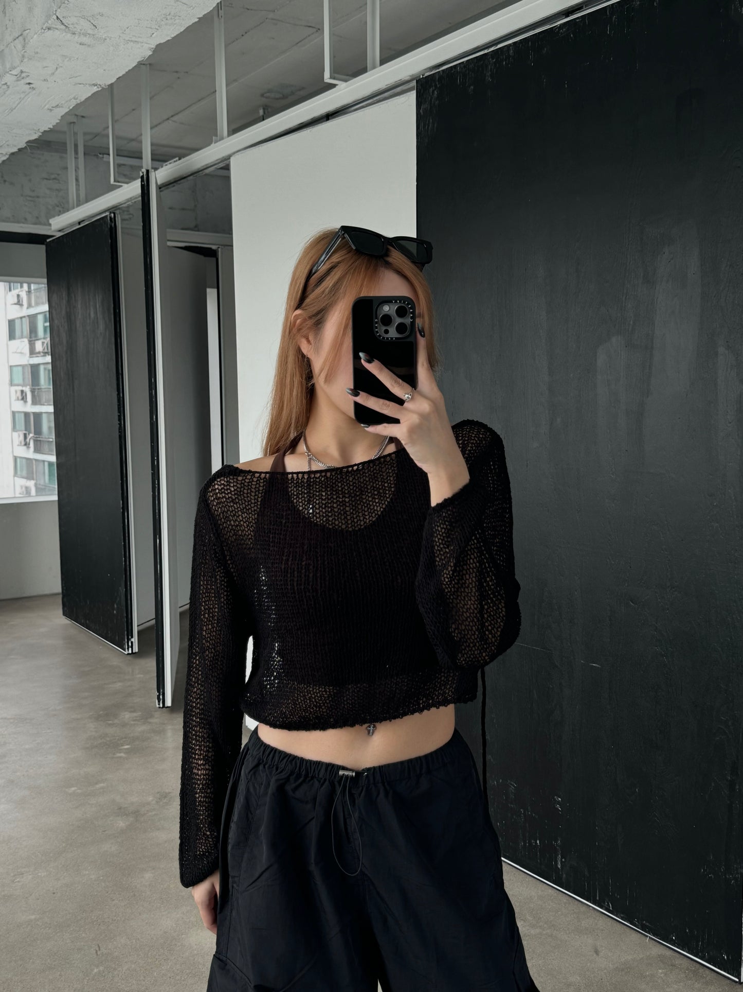 [ BEST! ] See through knit top