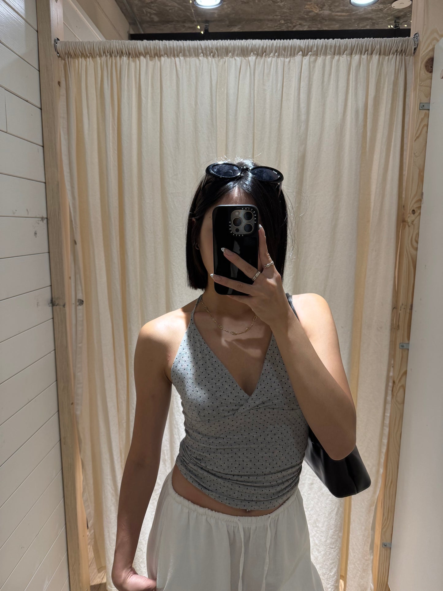 Dot Halterneck Top
