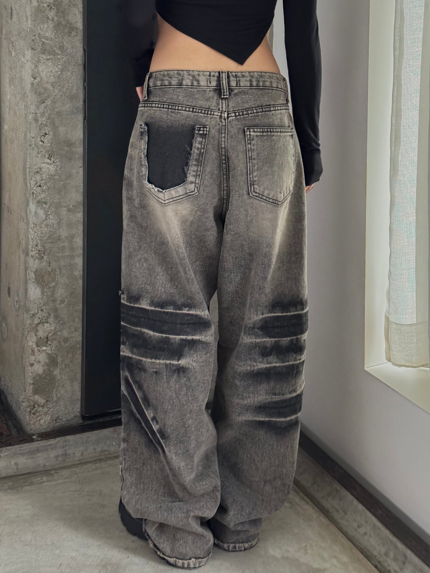 UNISEX ! Devil Baggy Jeans