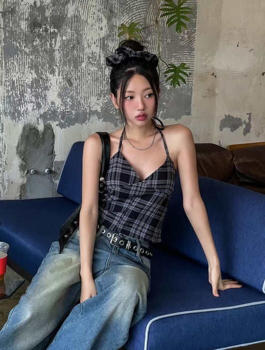 Check Cami Set