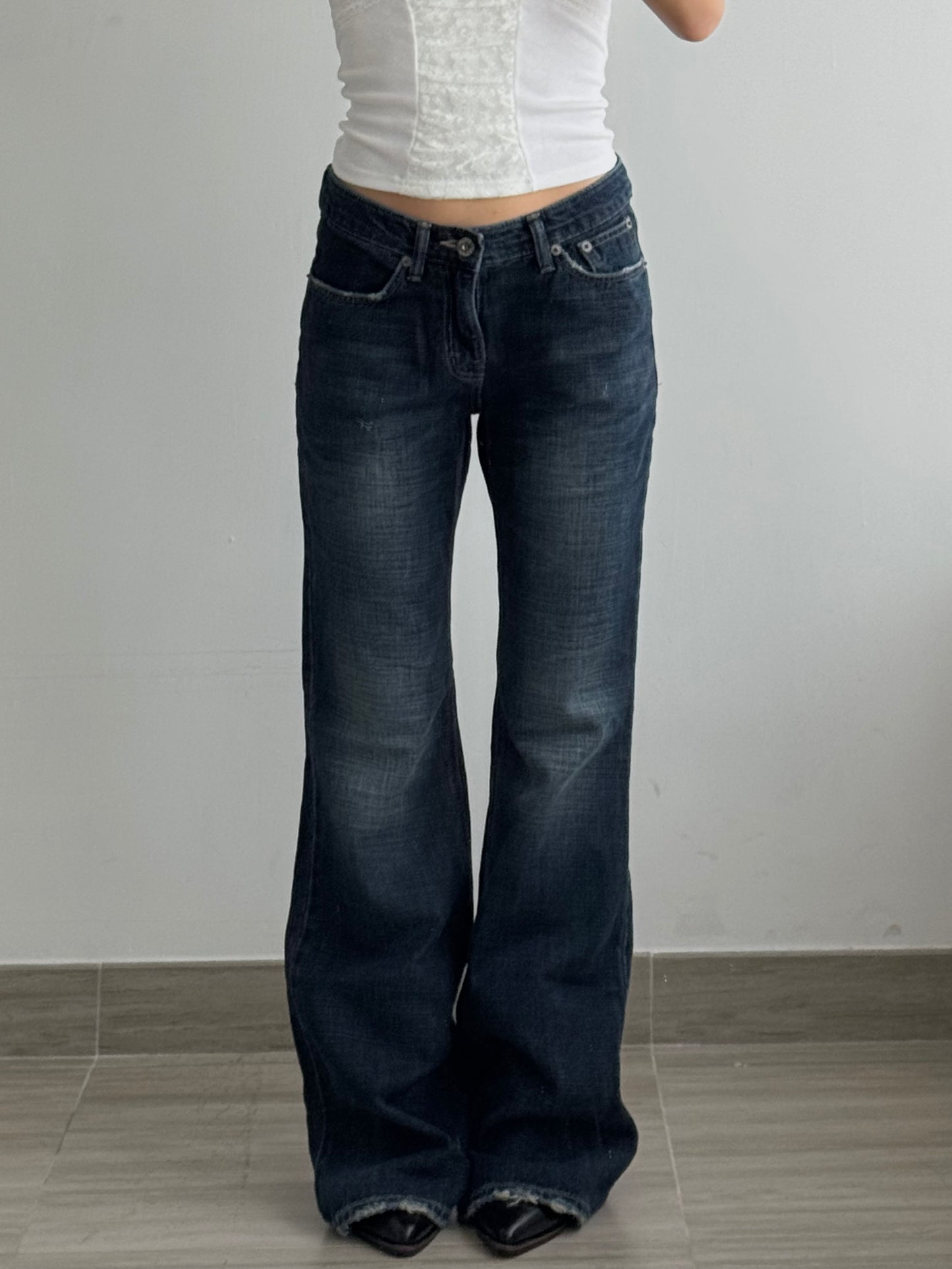 《 NEW ! 》Dark blue flare jeans