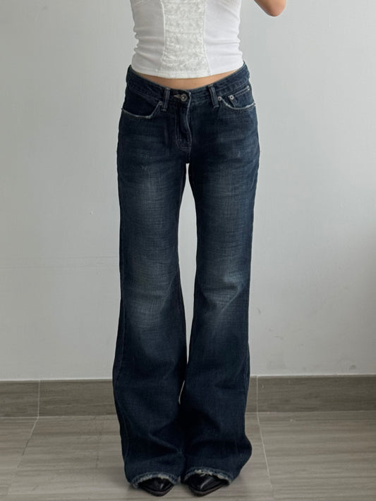 《 NEW ! 》Dark blue flare jeans