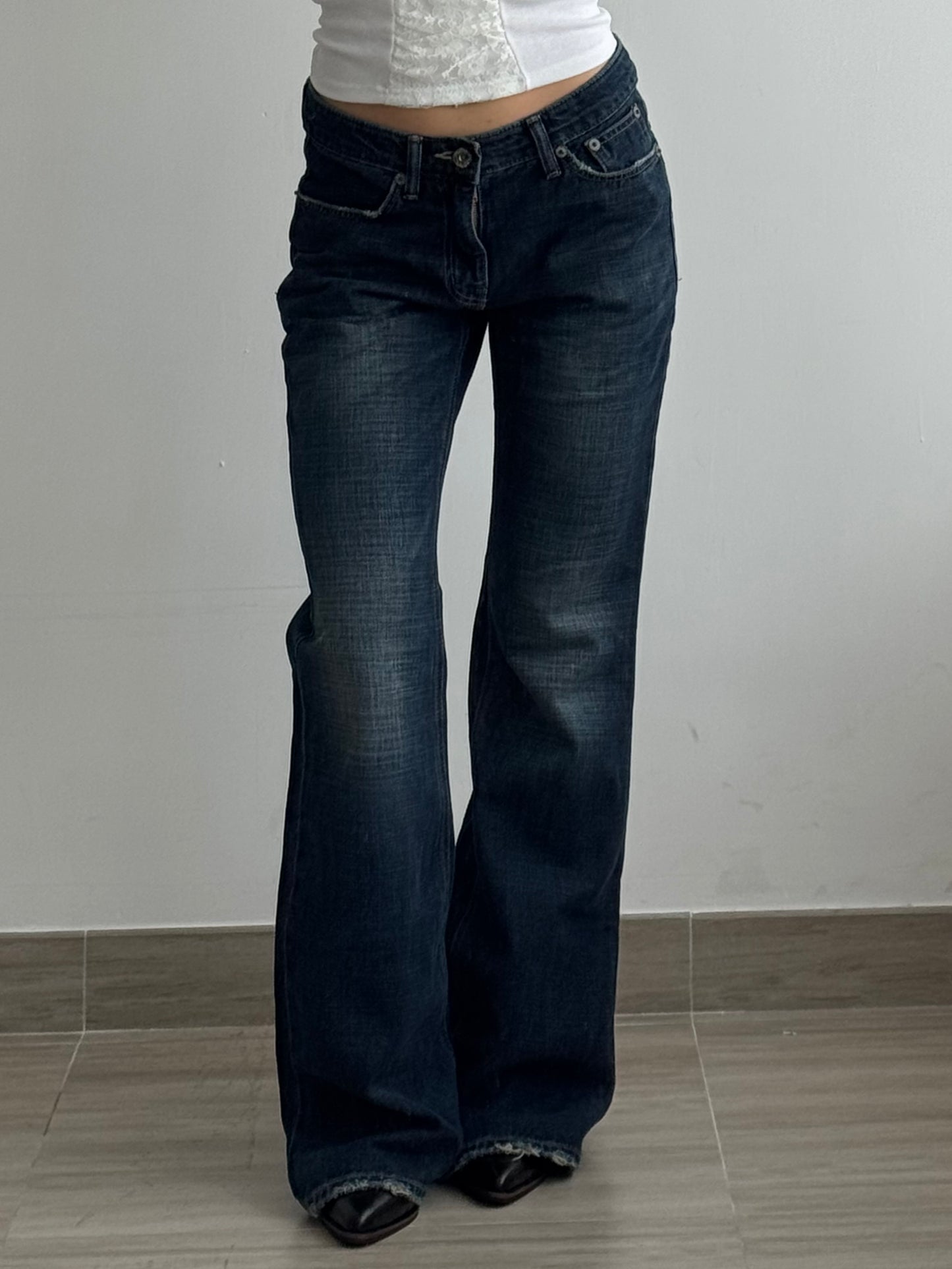 《 NEW ! 》Dark blue flare jeans